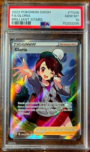 2022 Pokemon SWSH Brilliant Stars #TG26 Full Art Gloria Trainer PSA 10 Gem Mint