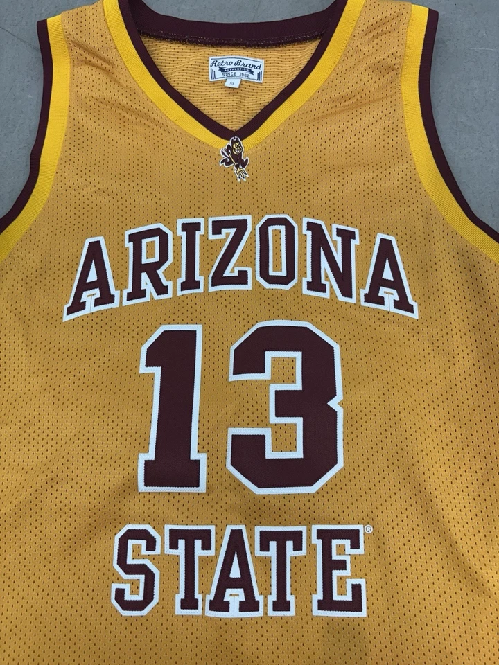 Camiseta deportiva para hombre Arizona State Sun Devils James Harden marca retro dorada NCAA XL Foto 3 de 4