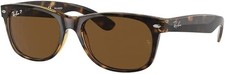 New Ray-Ban RB2132 902/58 New Wayfarer Tortoise Brown Sunglasses 55mm