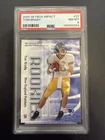 Tom Brady 2000 Skybox Impact Rookie RC PSA 8 #27 Patriots HOF