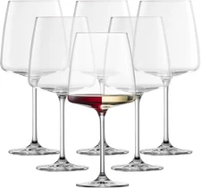 ZWIESEL GLAS Sensa Burgundy Red Wine Glass Set of 6