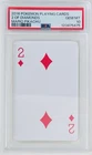 Mario Pikachu Playing Card - Two Of Diamonds - PSA 10
