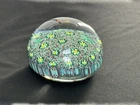 Vintage 3 Fiori Art Glass Fond.ta Vetrai Millefiori Paperweight Murano Italy 2"
