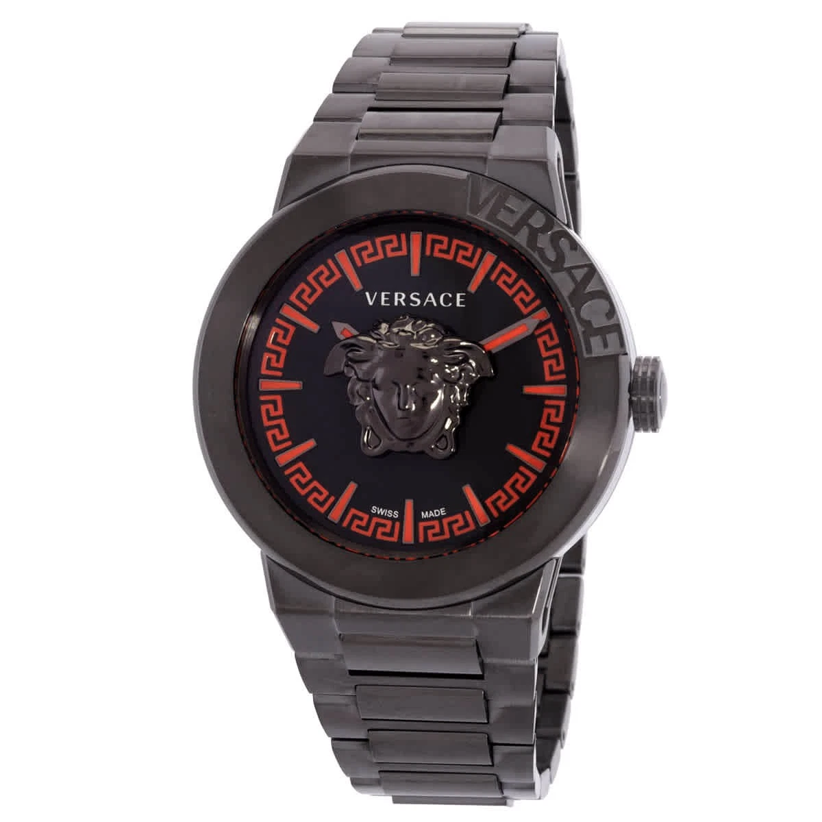 Orologio Uomo Versace Medusa Infinite Quarzo Quadrante Gunmetal VE7E00723