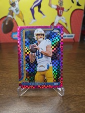 2025 Topps Chrome - Justin Herbert Hot Pink X-Fractor Chargers