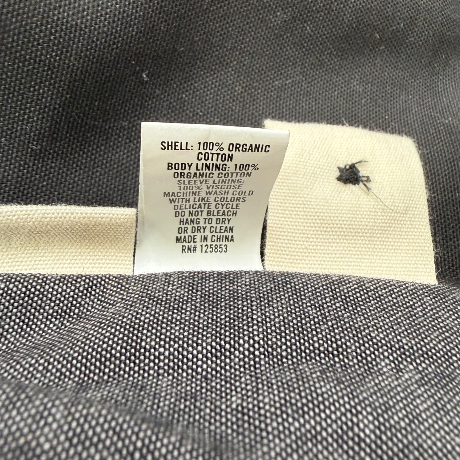 Taylor Stitch Mens 42 LARGE Cinder Jacket Coal Dry Wax Cotton Canvas Utility NWT - product detail image 8