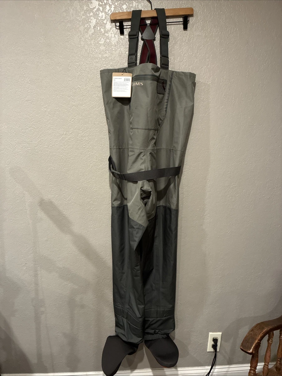 VTG Simms Neoprene Chest Waders Men\'s L Long Fishing Hunting Made USA Waterproof Simms Neoprene Fishing Waders for sale | eBay main image 3