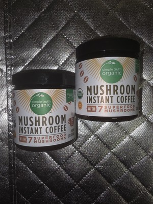 #ad #ad Organic Mushroom Coffee Simple Truth Instant Mix Powder Lot Of 2 $24.49