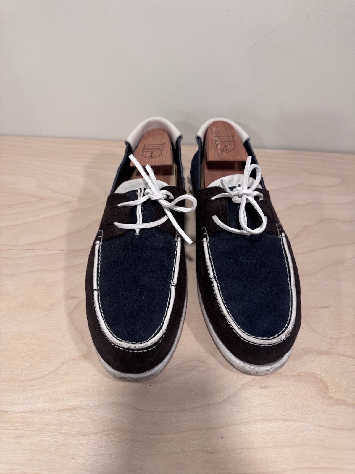 Christian Louboutin Steckel Spiked Suede Boat Shoes B… - Gem