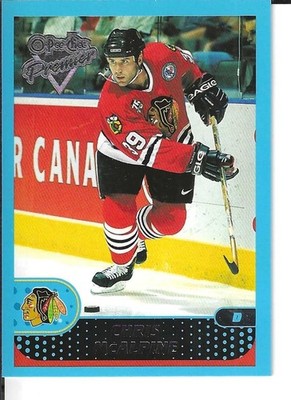 2001-02 OPC HOCKEY ''PREMIER PARALLEL INSERT'' #263 CHRIS MCALPINE