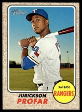 Jurickson Profar 2017 Topps Heritage #296 Texas Rangers 25542 Baseball Card