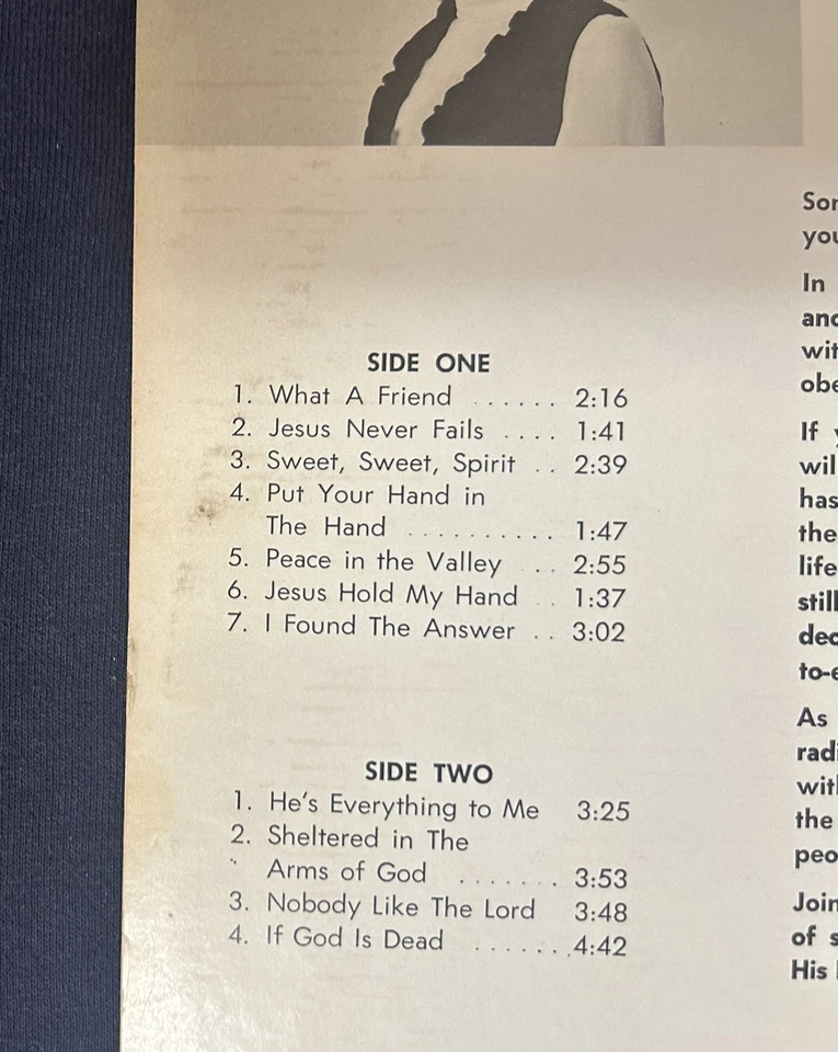 Shirley Grant Sweetly & Simply Vinyl LP Gospel on the Hammond  - Image 3 of 4