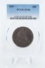 1857-P PCGS XF40 Liberty Seated Half Dollar Business Strike 50C
