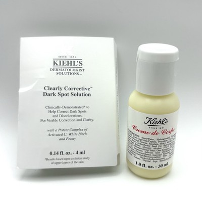 New Kiehl s Dark Spot Solution & Crème de Corps Body Lotion Bundle Set of 2