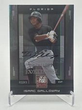Isaac Galloway 2008 Donruss Elite Rookie RC Auto /1099 ( Marlins )