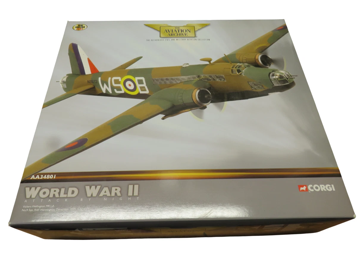 CORGI PRESSOFUSO SCALA 1/72 AA34801 Vickers Wellington MK1.A RAF