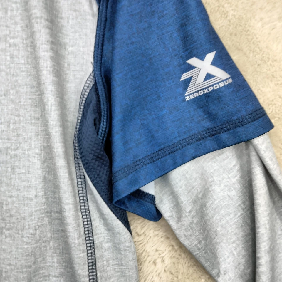 ZeroXPosure Boys Youth medium 10/12 Gray/Blue Long Sleeve - Image 3 of 4