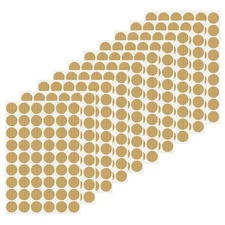 540 Pcs Dia. 21mm/0.8" Hole Cover Stickers, Light Brown