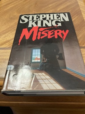 Misery by Stephen King (1987, Hardcover) Gutter Code RD4S