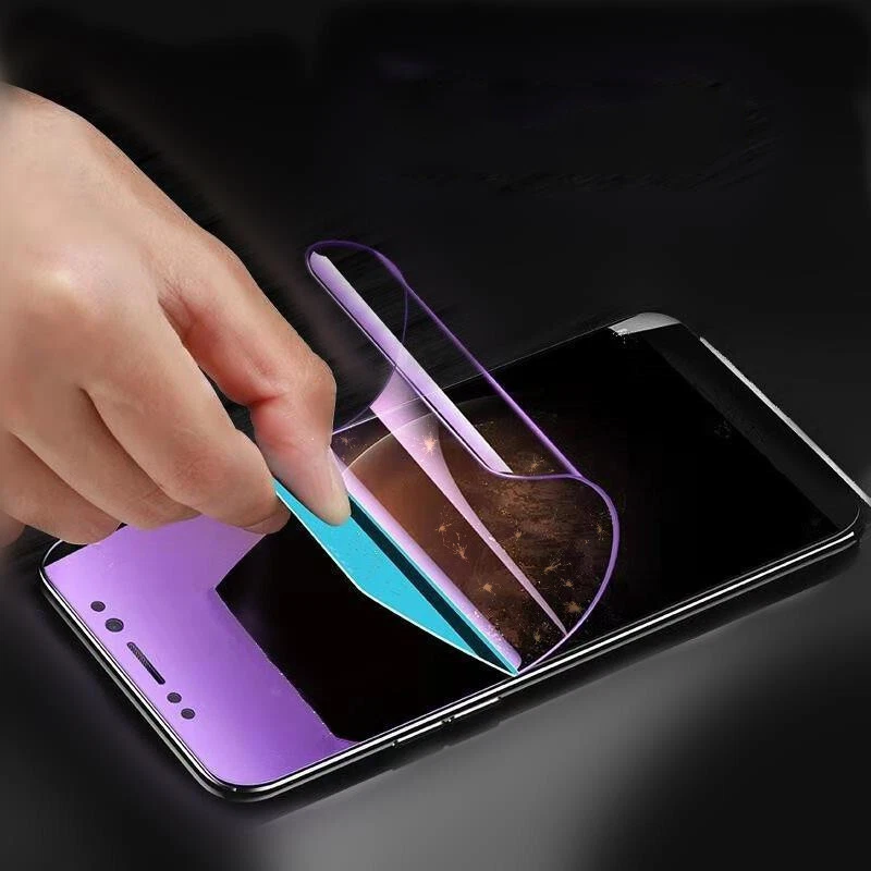 Anti-Purple Hydrogel Anti-Blue Soft Screen Protector For iPhone iWatch OnePlus - Image 4 of 4