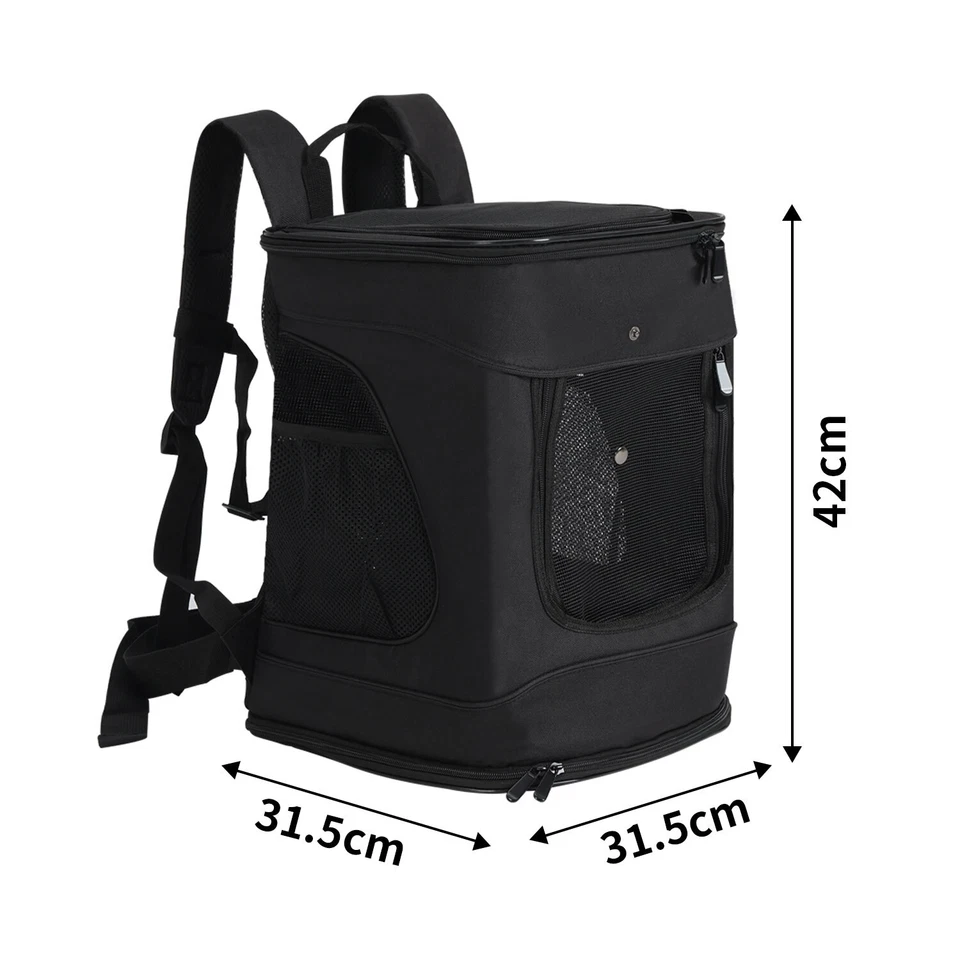 Katzenrucksack Hunderucksack für Katzen und Kleine Hunde Haustier Tragetasche - Bild 2 von 4
