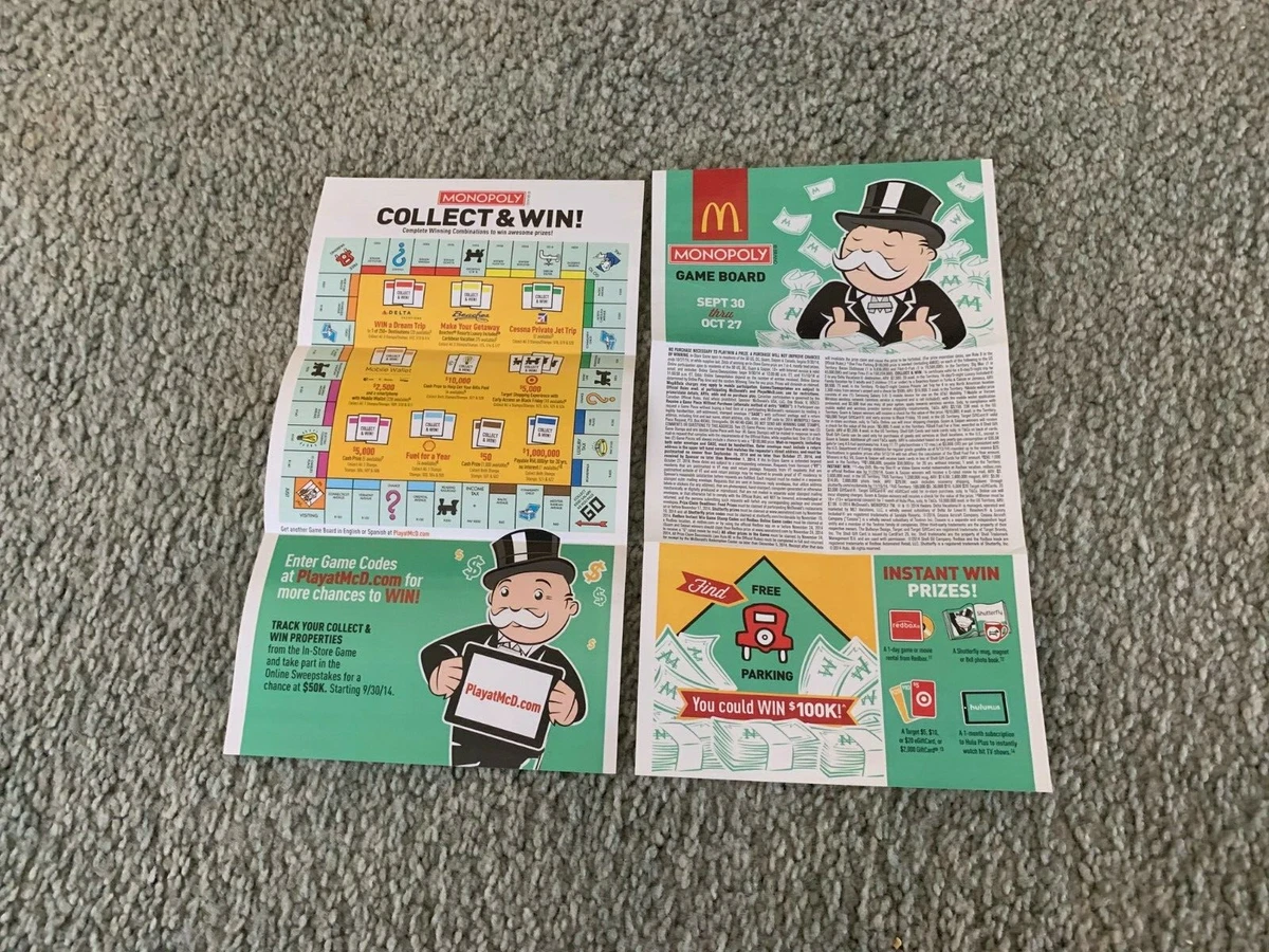 McDonalds Monopoly Canada Rare Pieces (2023) Monopoly Land, 48 OFF