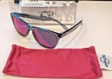 Oakley Frogskins Crystal Black con + lente rossa iridio NUOVO circa 2012
