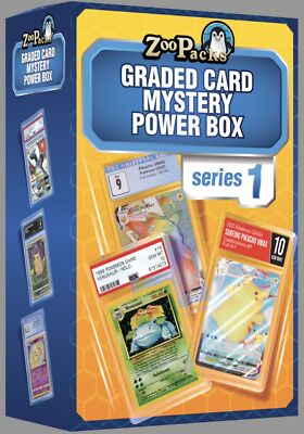 zoo packs pokemon graded card mystery power box Zoo Packs NBA Basketball PSA Graded Card Mystery Power Pack - Amazon  Exclusive in Pakistan main image 0