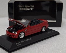 BMW M3 (e46) Cabriolet 2001 Red 1:43 Minichamps 430020030 Limited Diecast  (1)