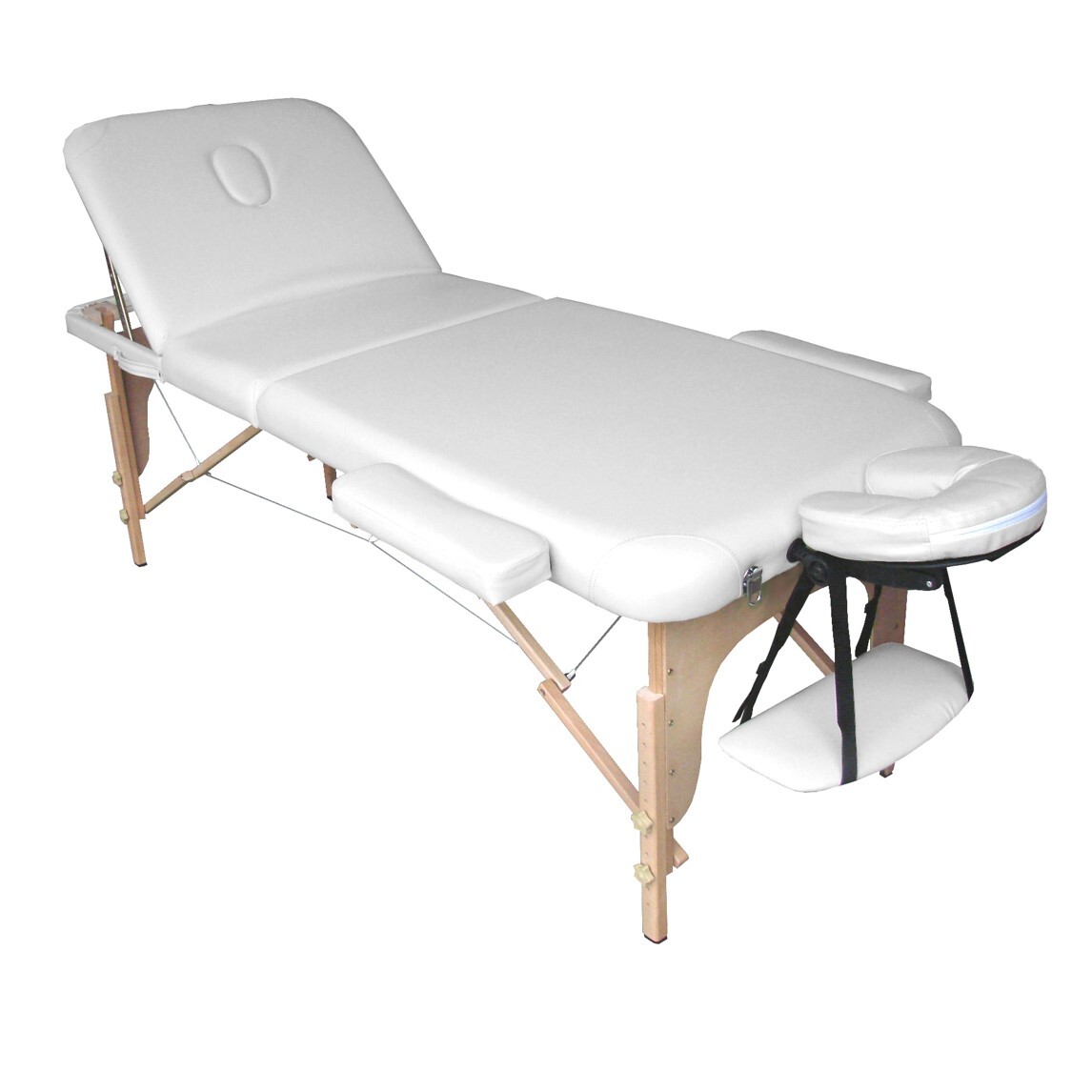Massageliege Venus Faltbar - Klappbares Massagebett, Höhenverstellbar, Bis 140 Kg, Schwarz & Professionell