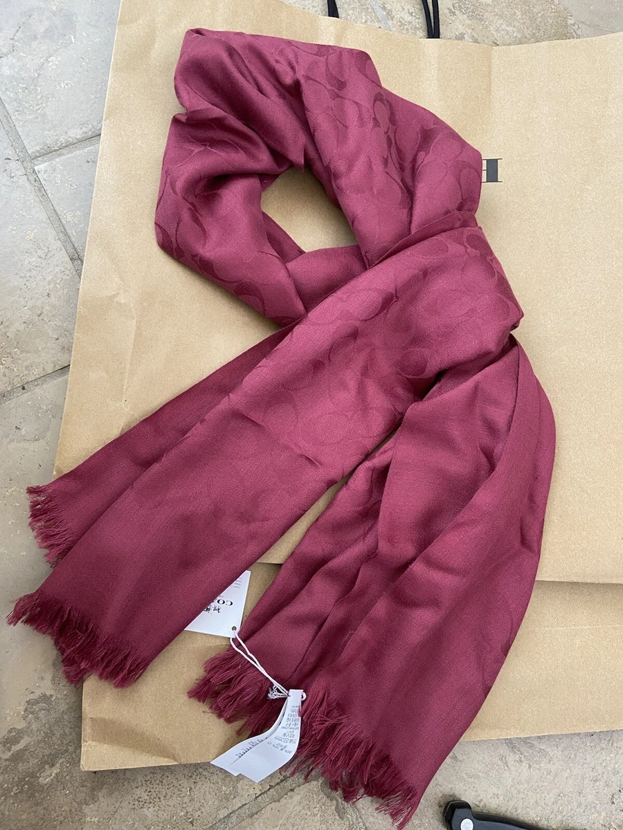 Coach pashmina cheap scarf