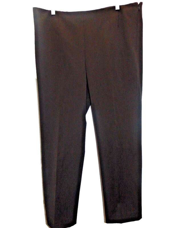 NWT TALBOTS PETITES 23147 $89 WOMEN'S DARK BROWN DRESS PANTS SIZE 16P