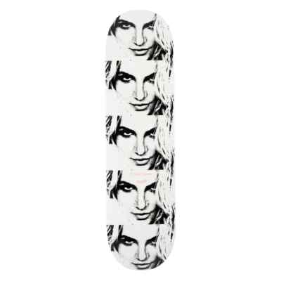 Britney Spears x Welcome Skateboards Till The World Ends Popsicle Deck RARE LE