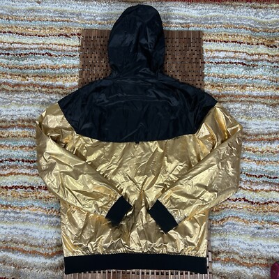 nike windrunner jacket gold