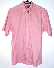 Men's Wrinkle Resistant Button Up Short Sleeve Shirt by Eddie Bauer, Size-Medium