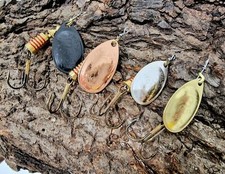 Mepps Aglia Gr. 3 6,5g Spinner Gold Kupfer Silber Schwarz Copper Silver Black