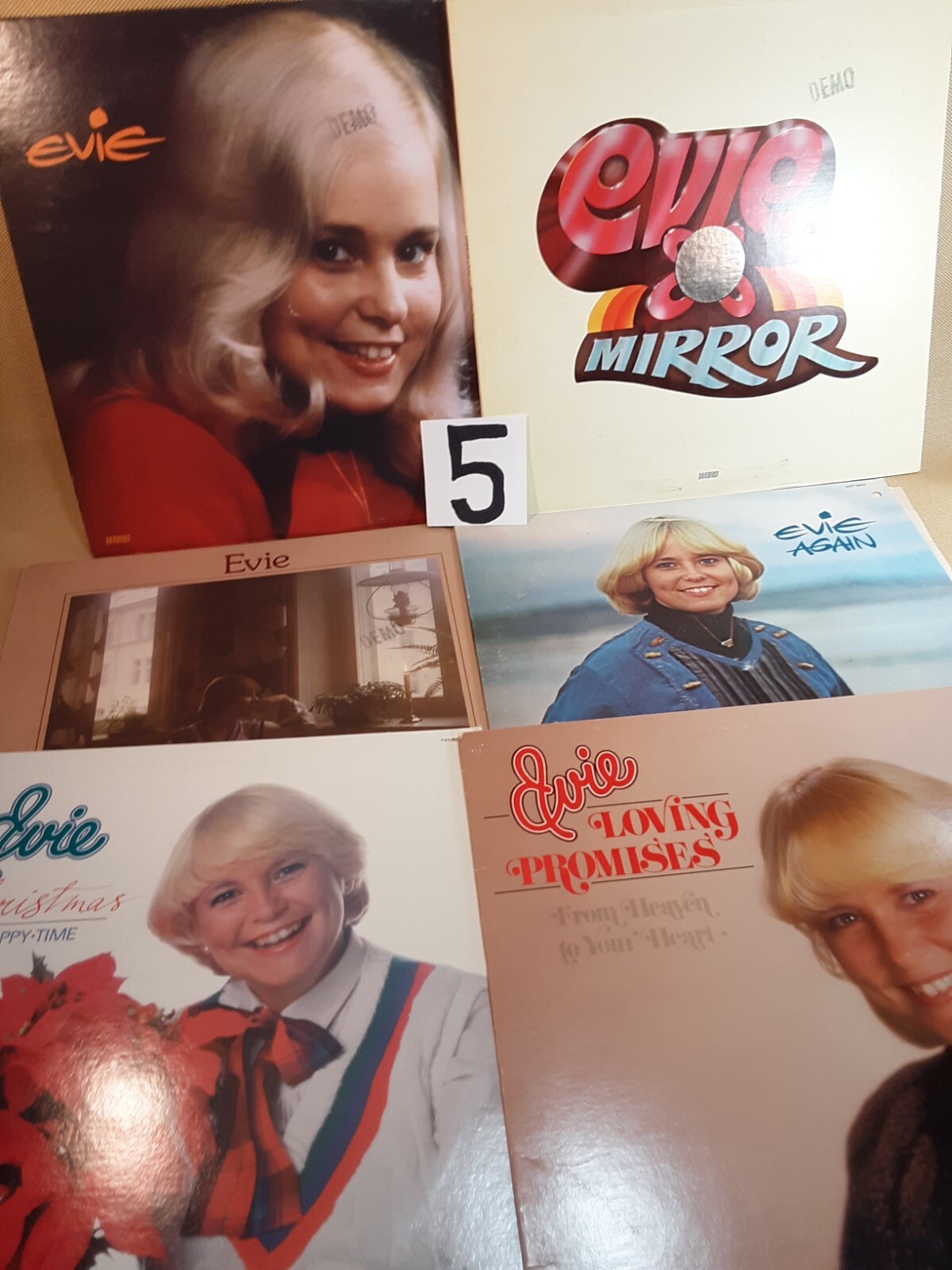 Evie Vinyl Records Lot 6 Christian Religious Word bible Vintage LP 12