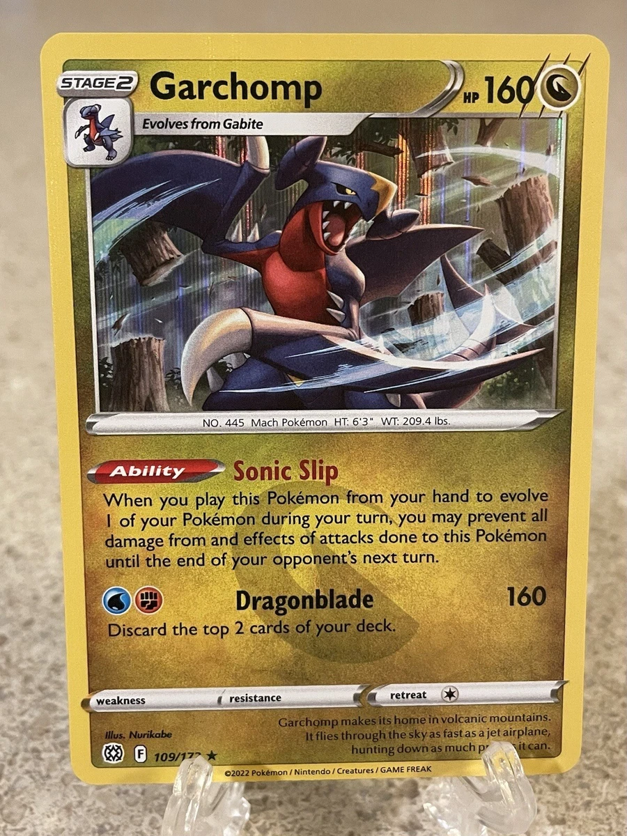 Pokemon TCG Brilliant Stars Holo Garchomp 109/172 Rare NM/M