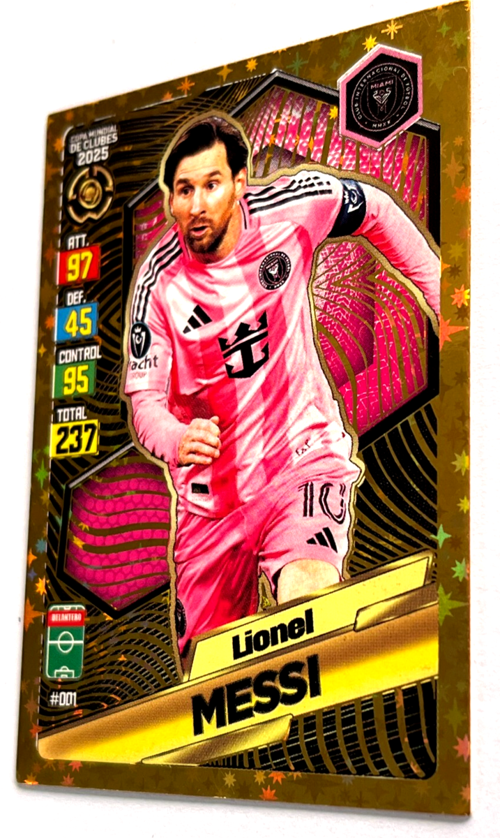 2025 FIFA CLUB WORLD CUP Gol Card #001 LIONEL MESSI Inter Miami