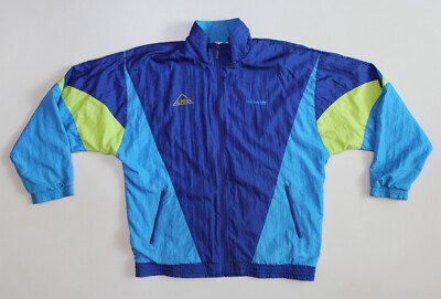 Mens Vintage 90s Adidas Sport Suit Jacket Nylon Multi Color (XL*)