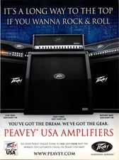 VINTAGE 2011 PEAVEY GUITAR AMPS PRINT AD