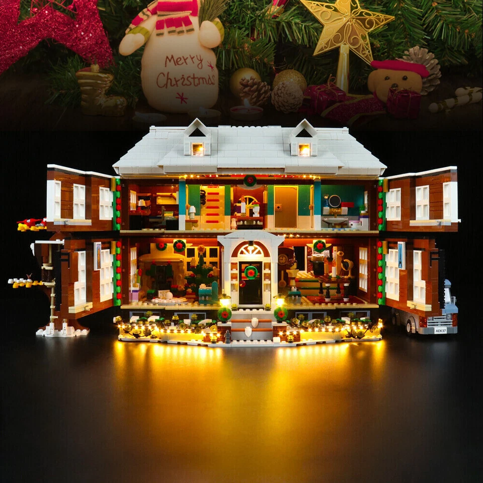 LocoLee LED Light Kit for Lego 21330 Home Alone House Building Blocks Lighting