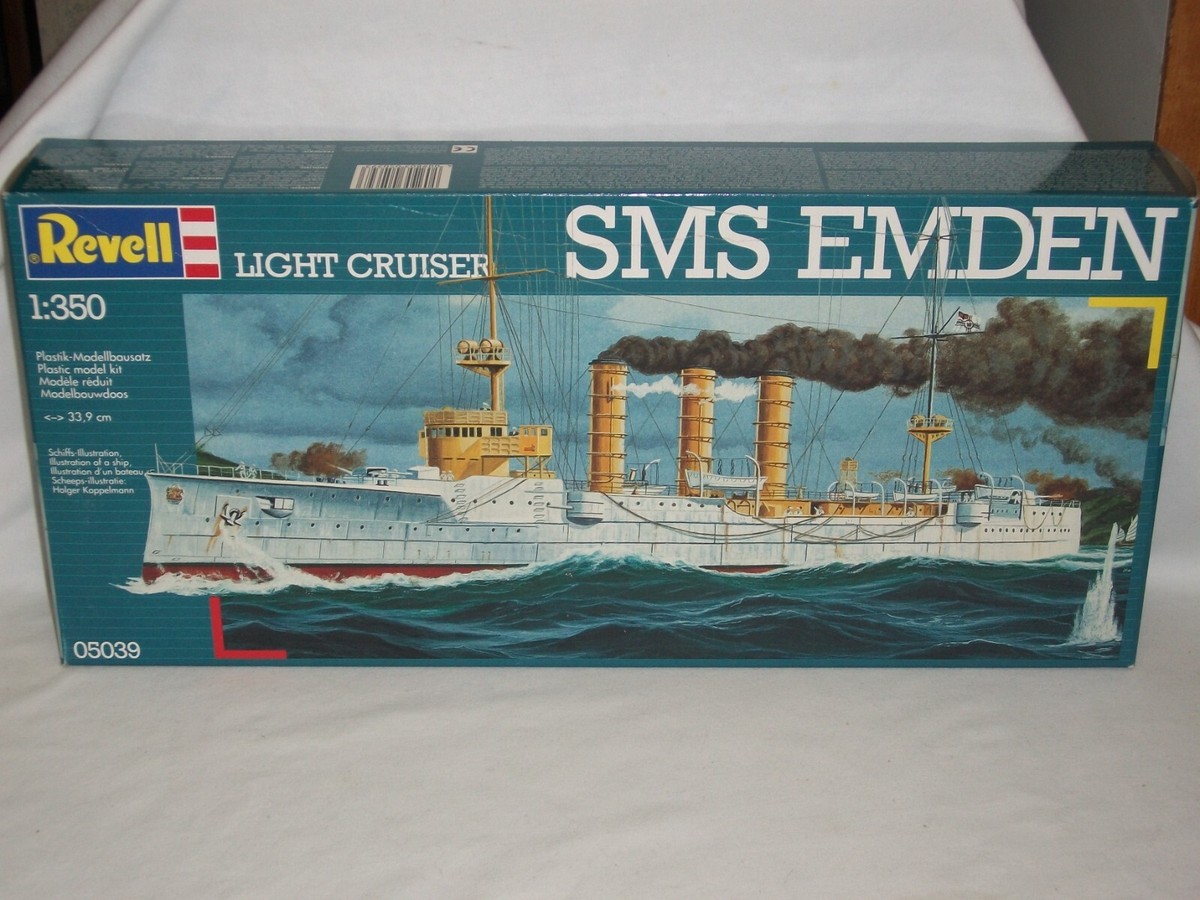 Revell 1/350 Scale Light Cruiser SMS Emden - Factory Sealed Revell 1/350 Scale Light Cruiser SMS Emden - Factory Sealed