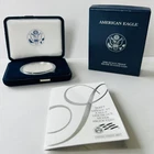 2005-W American Eagle 1 Oz Proof .999 Fine Silver Dollar Coin w/Box & COA