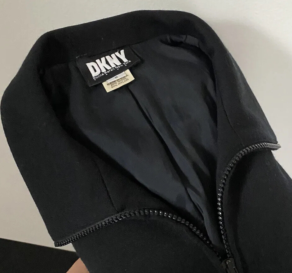 Vintage DKNY Donna Karan New York Blk Jacket ~ 90s Minimalism
