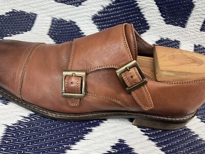 Johnston Murphy Italy Mens Reece Dress Shoe Size 11 M double  display picture 3