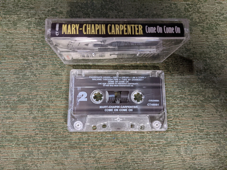 MARY-CHAPIN CARPENTER COME ON COME ON CASSETTE WITH "PASSIONATE KISSES" Foto 3 de 3