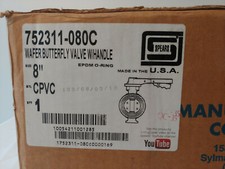 SPEARS 752311-080C  8" CPVC WAFER BUTTERFLY VLV EPDM W/HANDLE - FACTORY NEW