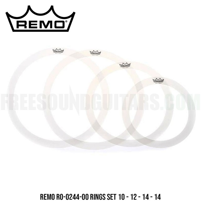 Remo RO-0244-00 rings set sordine per batteria 10 - 12 - 14 - 14 Remo RO-0244-00 rings set sordine per batteria 10 - 12 - 14 - 14