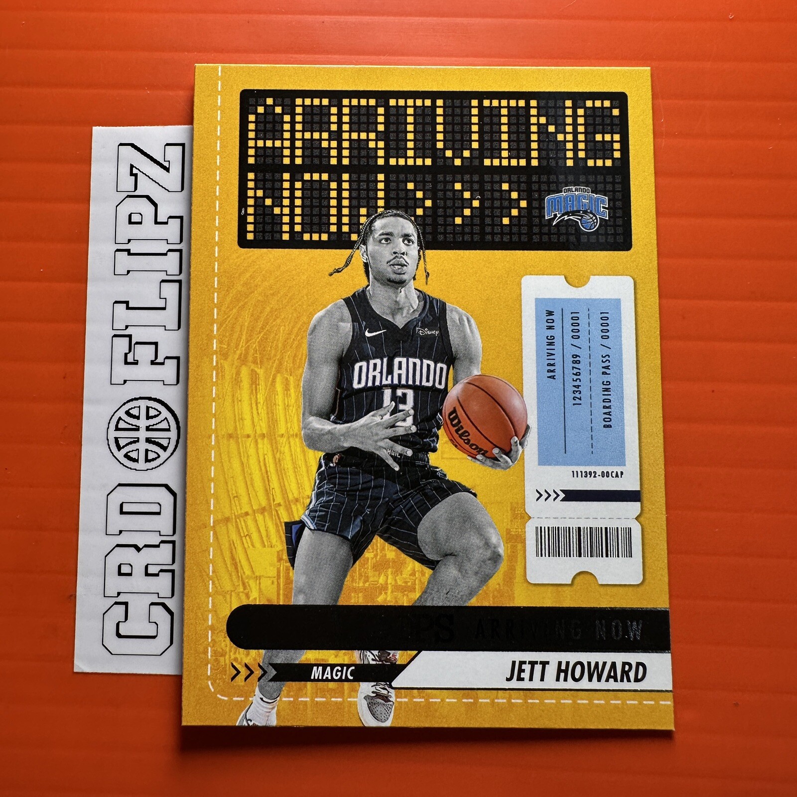 JETT HOWARD / 2023-24 NBA Hoops RC ARRIVING NOW Insert #7 / Orlando Magic